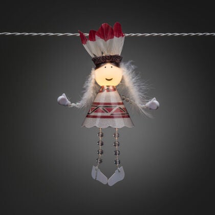 LED Dekolichterkette,Indianer