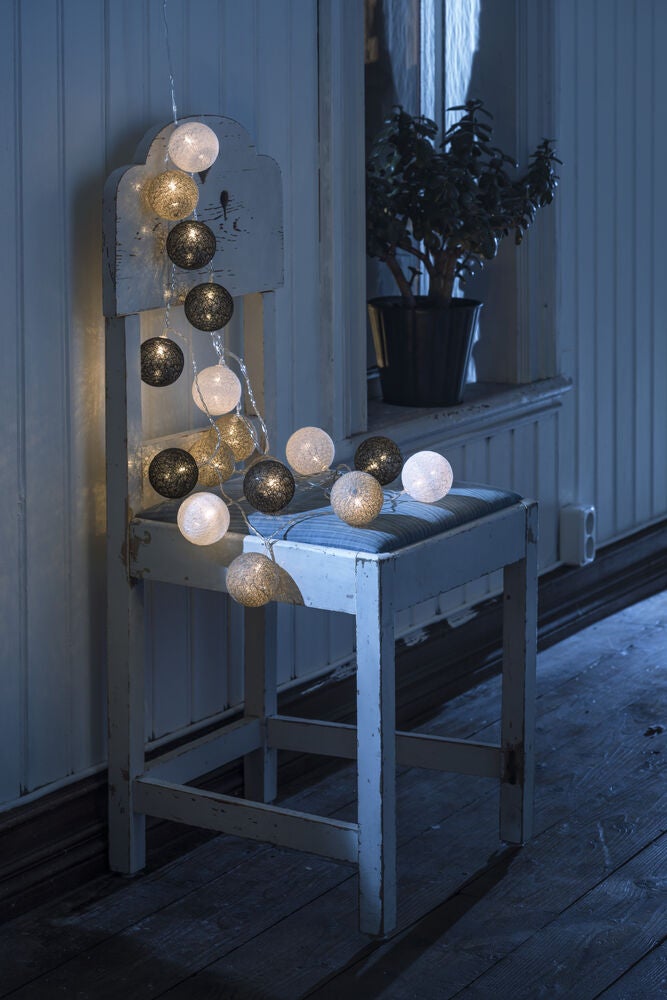 Lightset balls 16L Wh/pink/red