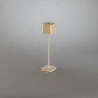 Capri mini bordsl gräddvit USB