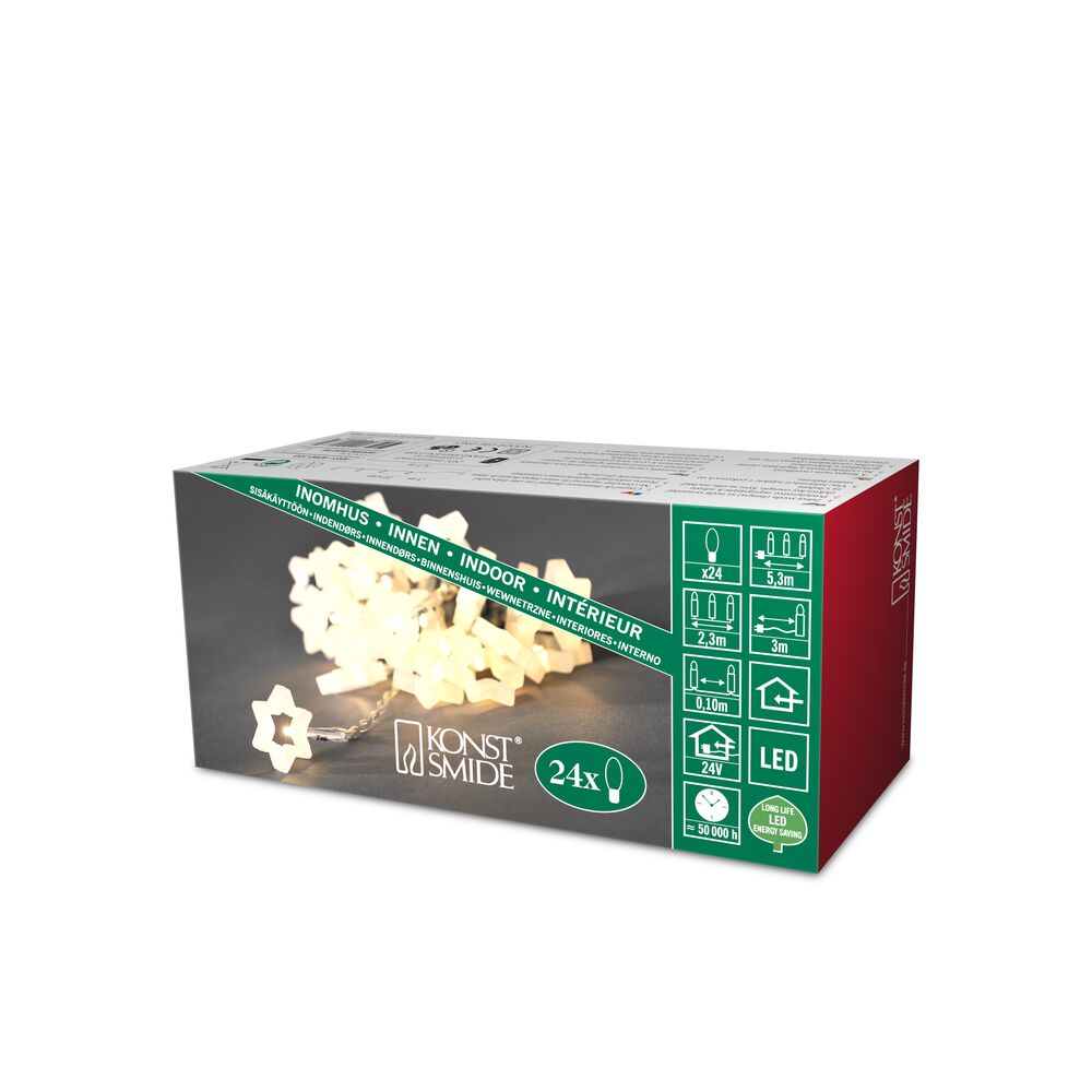 Light set, 24 stars 24 LED