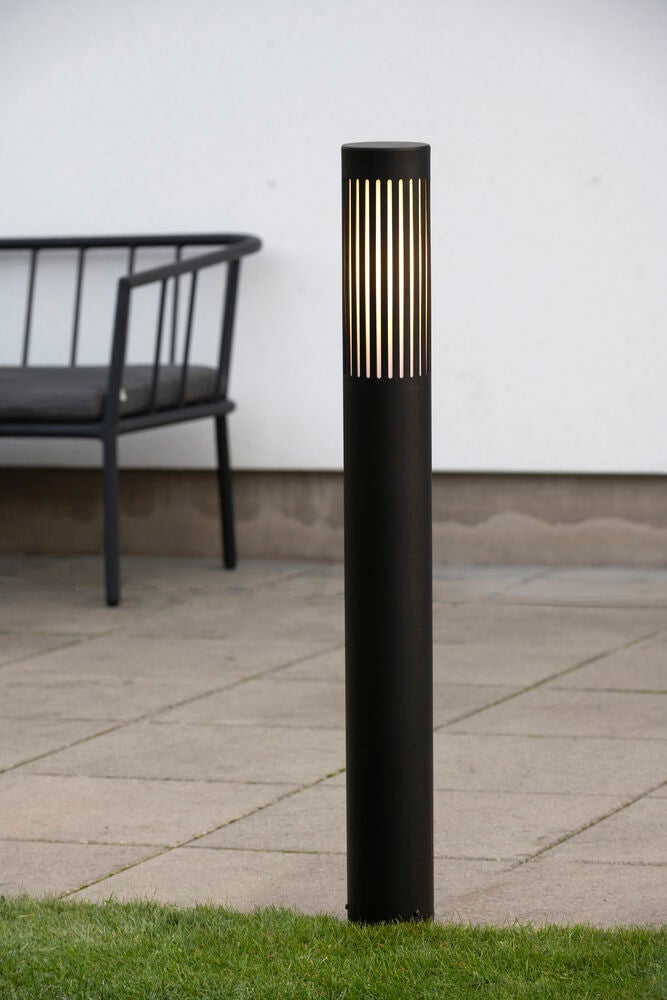 Pistoia trädgårdsstolpe Svart