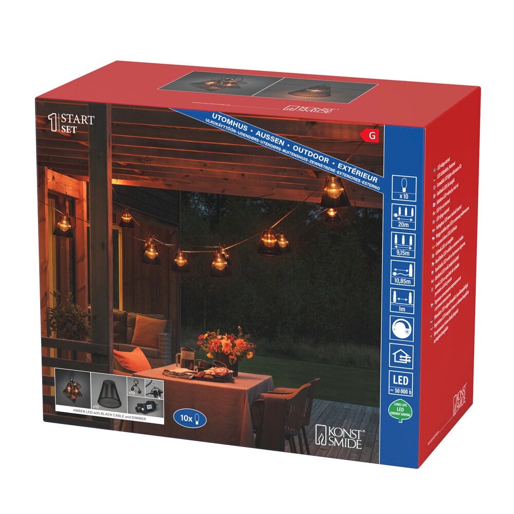 Start set, 10 clear bulbs LED