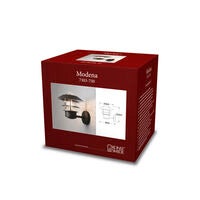 Modena vägglykta upp E27 svart