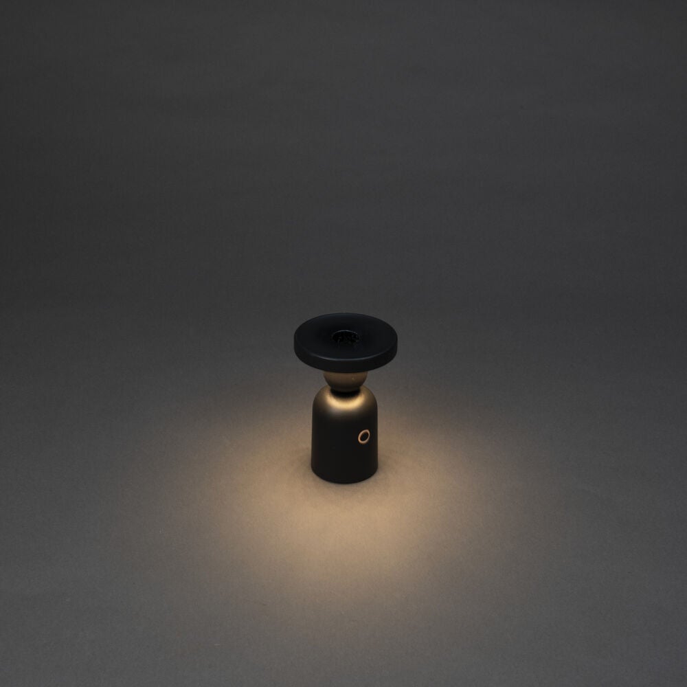 Nantes bordslampa USB Svart