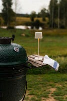 Capri bordslampa gräddvit USB