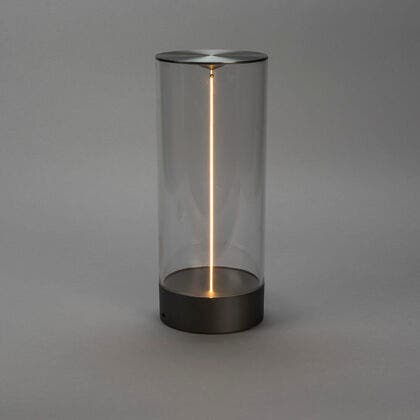 Edison L bordslampa M.Grå USB