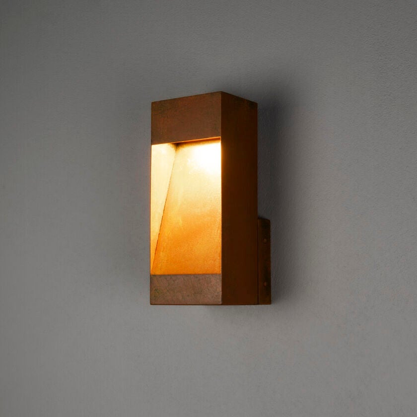 Rho vägglykta 10W LED Rost