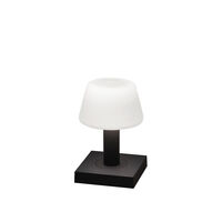 Monaco table lamp dak grey USB