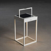 Portofino lanterna USB/sol vit