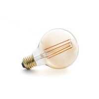 Glödlampa LED E27 80mm amber