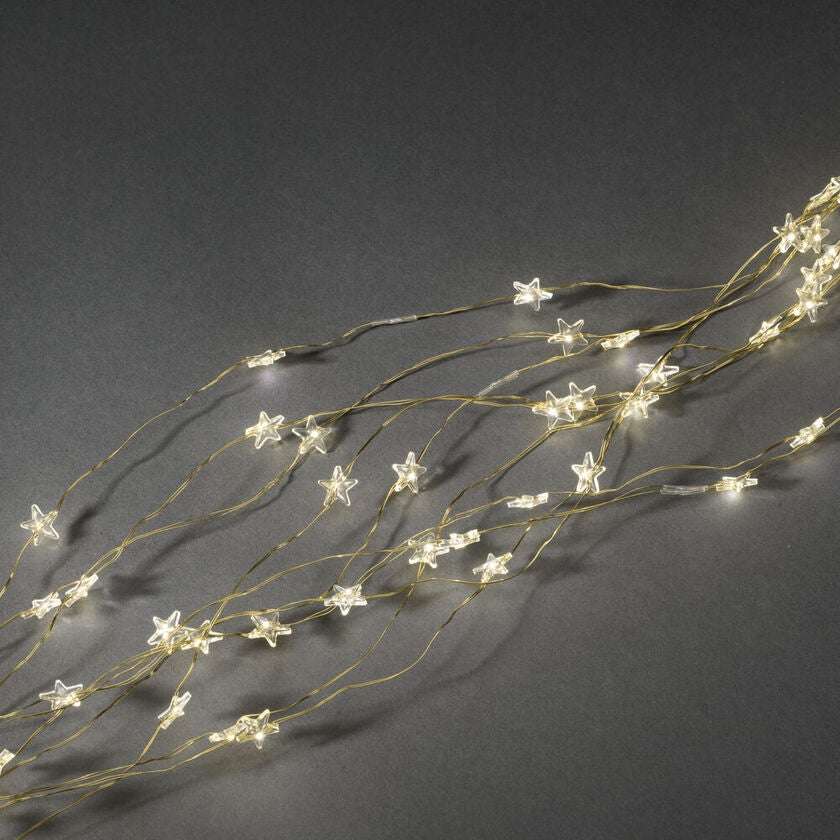 LED Sternenlametta 10 Straenge