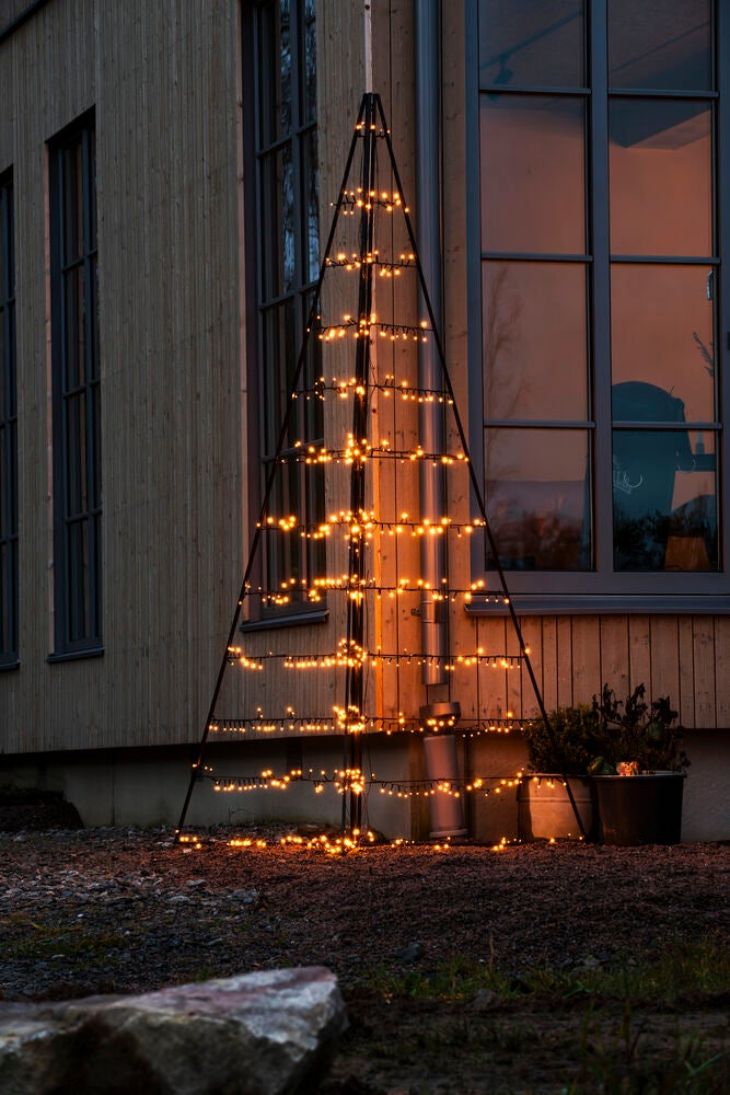 LED Metall Pyramide, 651 bern.