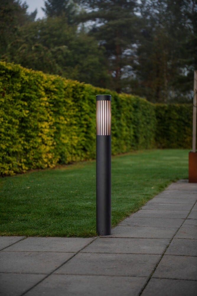 Pistoia trädgårdsstolpe Svart