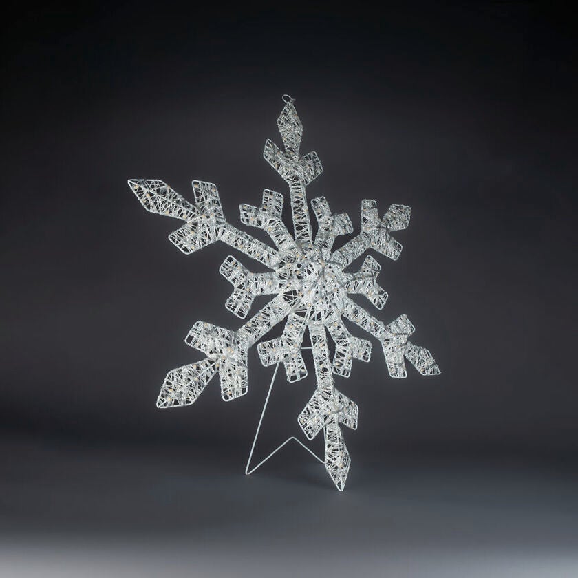 Deco. snowflake outd. 80cm