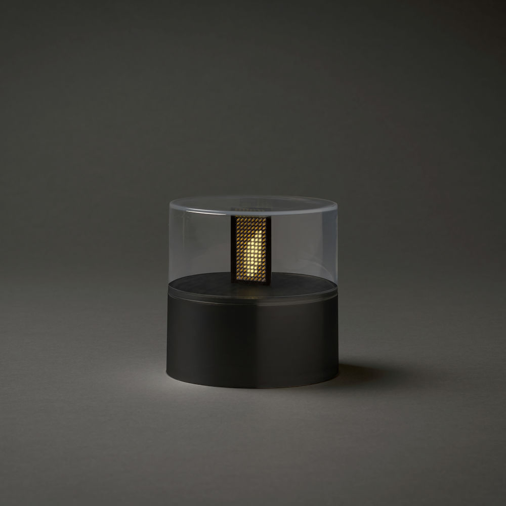 con iluminación LED y movimiento, diodos, varios colores, transformador interno de 12 V, cable negro Konstsmide 3456-000 Figura decorativa de telesilla 