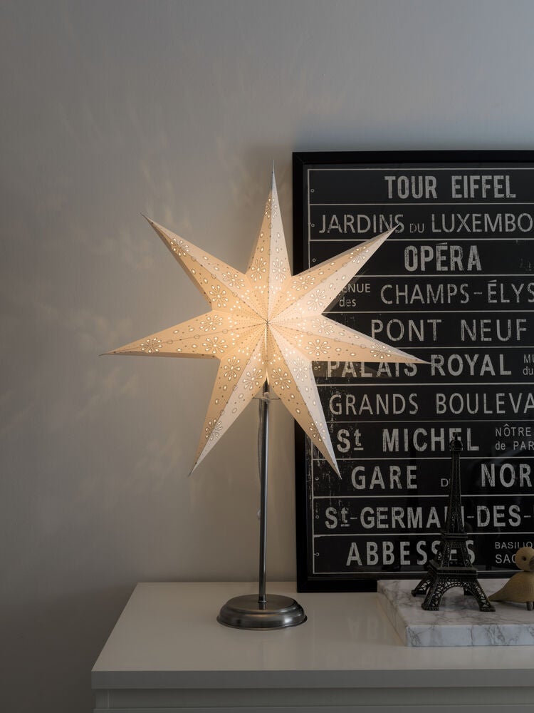 Paper star 7 points 52x67cm