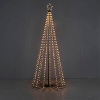 LED Tannenbaum mit Stern, kege