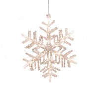 Snöflinga 30cm vvita LED