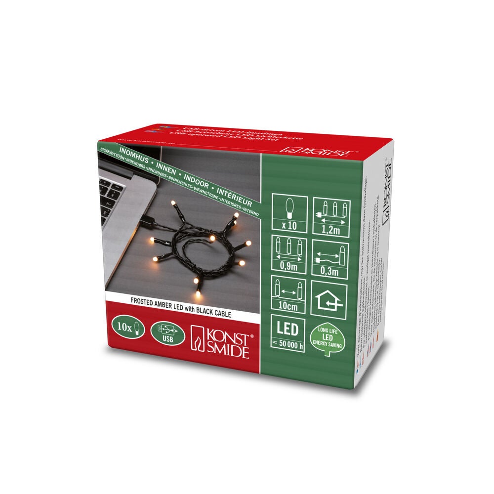 Slinga 10 frostad Led USB