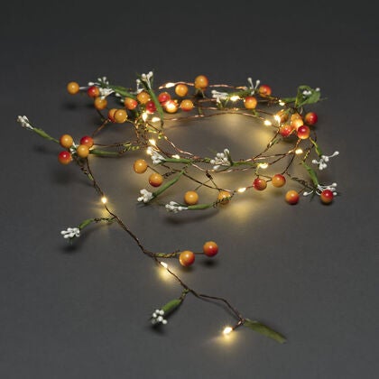 Slinga 20 bär/blommor 20 LED