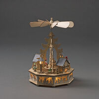 Siluett motiv 8 LED natur