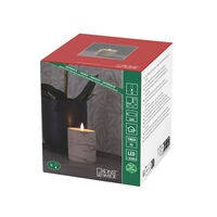 Batteriljus betong beige 10 cm