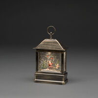 Water Lantern Santa & Child