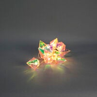 10 LED glober Batteri/timer