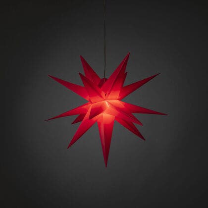 3-D Plastic Star 60cm Red