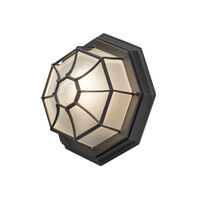 Budget Flush Light Matt Black