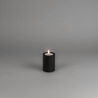LED candle Black 10cm 2xAA
