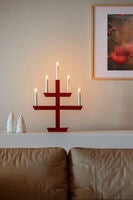 Träljusstake 5L,  brunbets