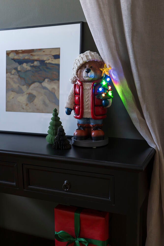 LED Teddybaer, klein, B/O