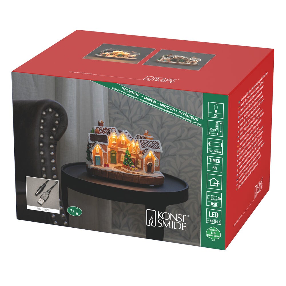 Julby pepparkakshus batt. &USB