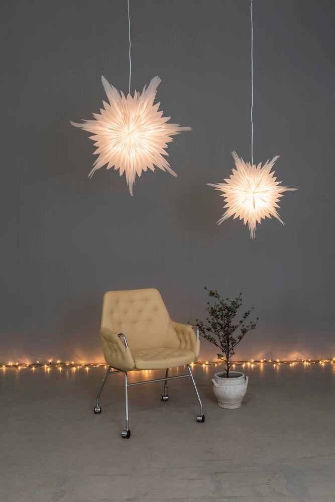 Pappersstjärna vit 60cm