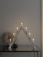 Candlestick 7 bulbs, Grey