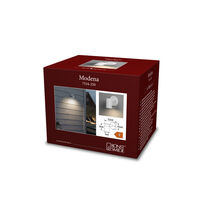 Modena vägglykta ned vit LED