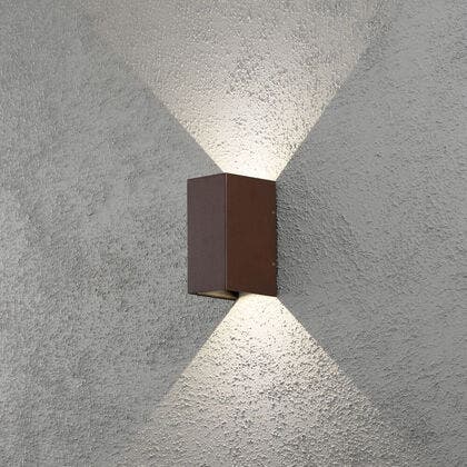 Cremona vägglykta 2x3W LED