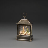 Vattenfylld lykta julmarknad