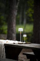 Lille bordslampa USB Svart