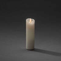 Vaxljus 5x17,8 cm LED vitt