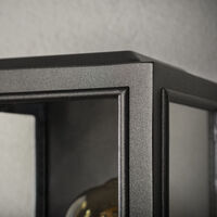 Carpi vägglykta S svart E27