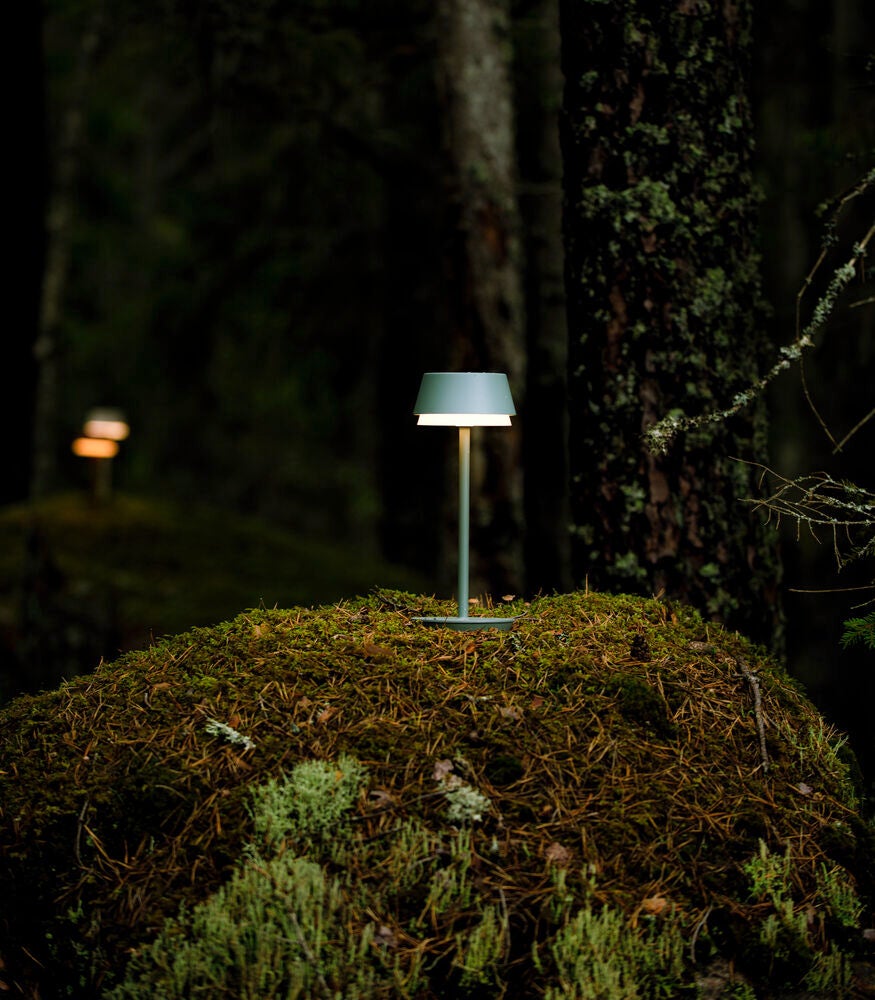 Lyon bordslampa usb Grön/grå