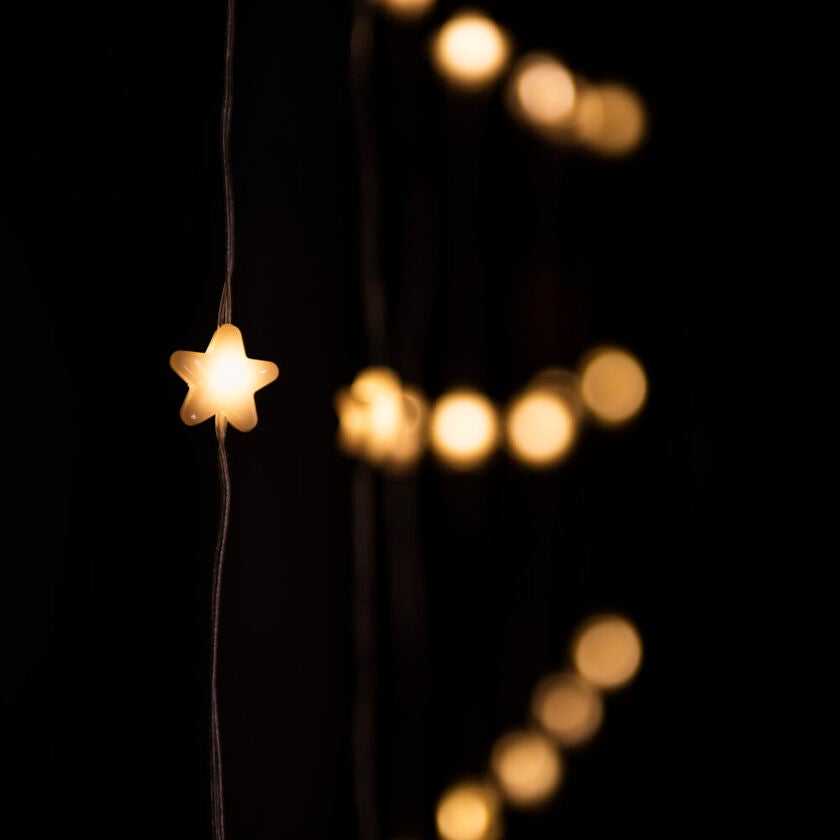 Gardinslinga 120 amber LED USB