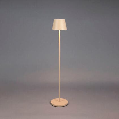 Pomezia M golvlampa Sand USB