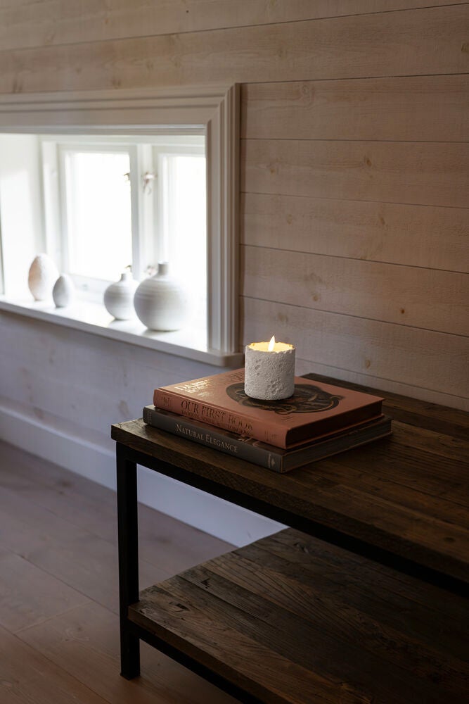 Battery LED candle white, 8 cm