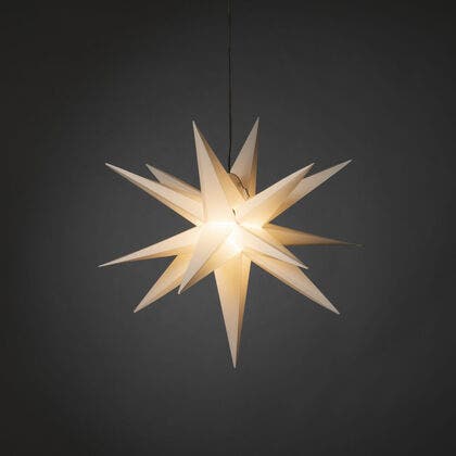 3-D Plastic Star 60cm White