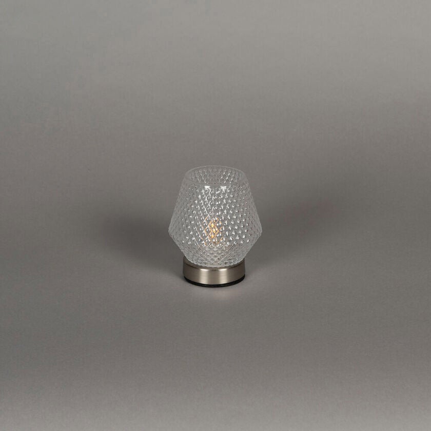 Rechargeable Glass Candle. LED