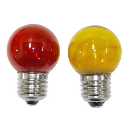 Reservlampa E27 rödgul LED