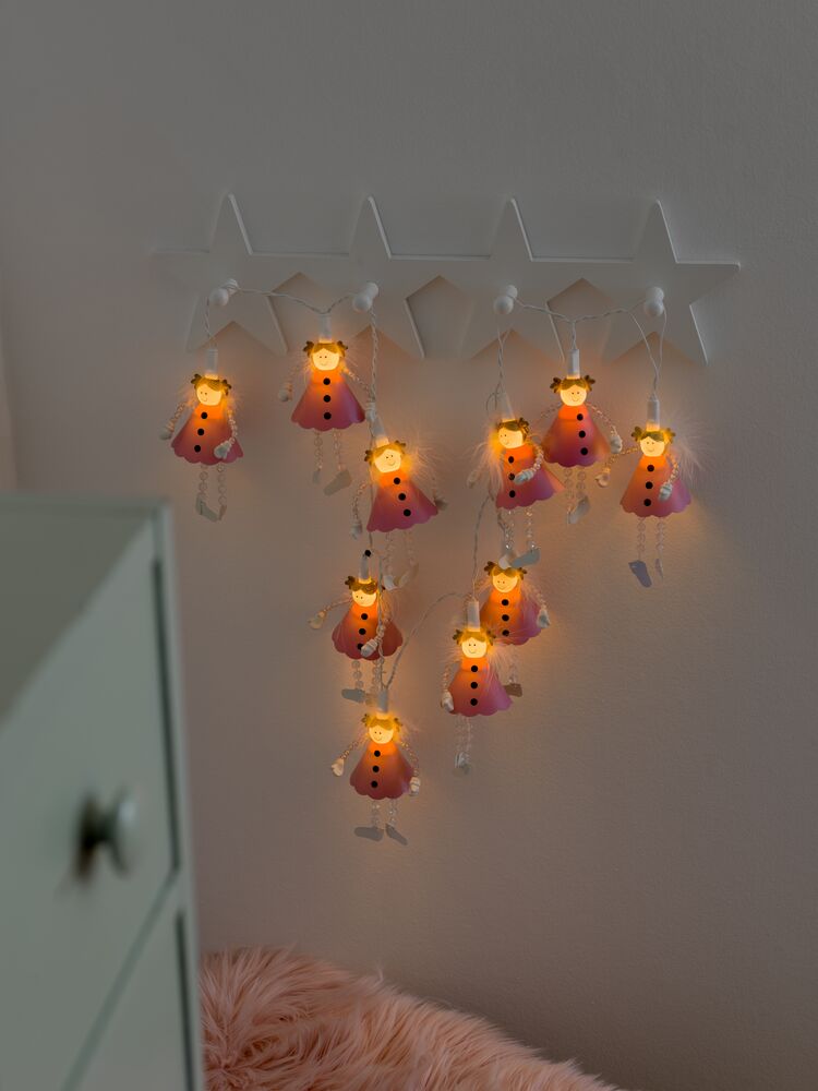 LED Dekolichterkette, Engel